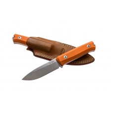 Lionsteel B40 manico G10 arancione