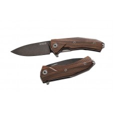 Lionsteel KUR Legno Manico Santos Lama Nera