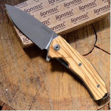 Lionsteel KUR Legno Manico Ulivo