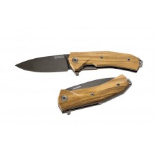 Lionsteel KUR Legno Manico Ulivo Lama Scura