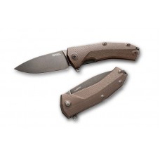 Lionsteel KUR lama nera washed manico G10 marrone