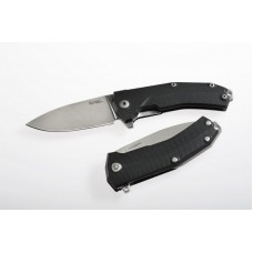 Lionsteel KUR lama satinata manico G10 nero