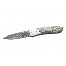 Lionsteel Opera Damasco manico madre perla