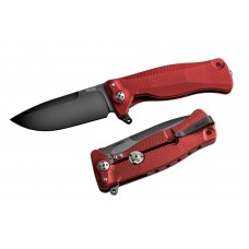 Lionsteel SR11 lama nera manico alluminio rosso