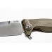 Lionsteel SR22 lama satinata  manico titanio grigio